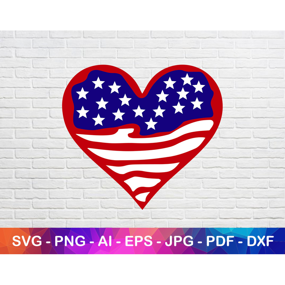 American Flag Heart Svg, Independence Day Svg, Patriotic Svg, 4th of July.jpg
