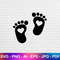 Baby Footprint Svg, Baby Heart Feet Png Instant Download.jpg