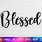Blessed Svg File, God Blessed Svg, Typo Svg, Quote Svg, Instant Svg File, Print Svg, Cut File.jpg