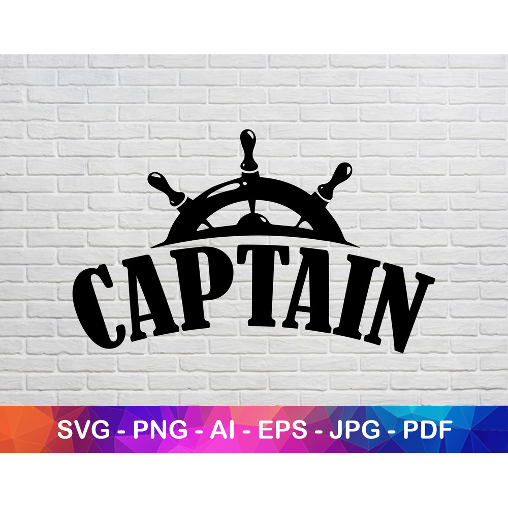 Captain Svg, Captain Father Svg, Boat Wheel Svg, Captain Wheel Svg, Instant Svg, Svg Files 1.jpg