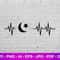 Heartbeat Islam Svg File, Silhouette Svg, Muslim Svg, Heartbeat Svg, Instant Svg File, Belief Svg, Instant Svg 1.jpg