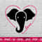 Love Elephant Svg File for Cricut, Elephant Head Silhouette and Red Heart.jpg