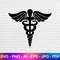 Medical Symbol Svg, Caduceus Instant Digital Download, Doctor and Nurse Png, Jpg, Pdf.jpg