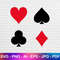 Play Cards Suits Svg, Jpg, Pdf, Eps, Poker Game Silhouette.jpg
