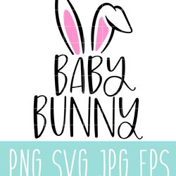 baby bunny svg, happy easter svg, easter egg svg, spring svg, cricut, silhouette vector cut filesvg