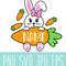 Bunny Girl Name Holder Svg, Happy Easter Svg, Easter egg Svg, Spring Svg, Cricut, Silhouette Vector Cut File.jpg