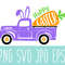 Happy Easter Truck with Carrot Svg, Happy Easter Svg, Easter egg Svg, Spring Svg, Cricut, Silhouette Vector Cut File.jpg