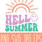 Hello Summer, Summer Svg, Summer Vacation Svg, Cricut, Silhouette Vector Cut File.jpg
