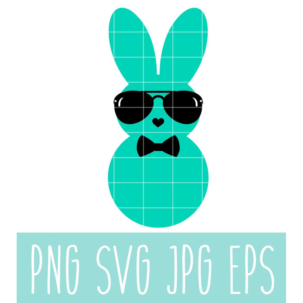 Hipster Easter Bunnies Svg, Happy Easter Svg, Easter egg Svg, Spring Svg, Cricut, Silhouette Vector Cut File 1.jpg