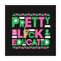 pretty black kappa educated svg, trending svg, kappa svg, alpha kappa alpha svg, black kappa svg, black kappa educated s