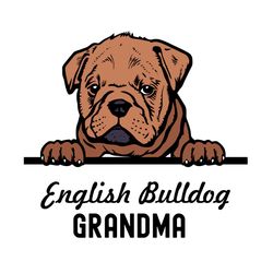 english bulldog grandma svg, trending svg, bulldog svg, grandma svg, dog svg, love dog svg, dog lover svg, love bulldog