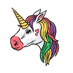 unicorn head rainbow svg, trending svg, unicorn svg, unicorn head svg, rainbow unicorn svg, heart svg, fabulous unicorn