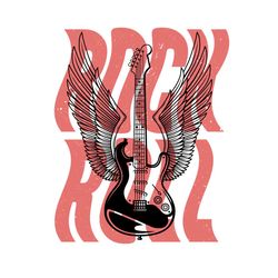 rock roll guitar bass svg, trending svg, rock svg, guitar svg, wing svg, roll svg, electric guitar svg, guitar bass svg,