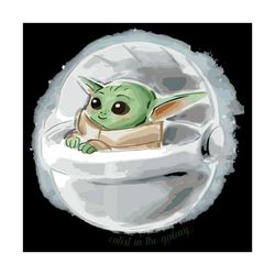 star wars the mandalorian the child cutest in the galaxy svg, star war svg, mandalorian svg, baby yoda svg, cute baby yo