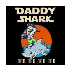 daddy shark doo doo svg, fathers day svg, daddy shark svg, funny shark svg, funny father svg, father shark svg, doo doo