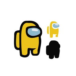 yellow impostor among us svg, among us svg, among us gifts, among us game svg, among us impostor svg, impostor svg, sile