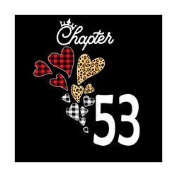 chapter 53 happy birthday svg, birthday svg, chapter 53 svg, 53th birthday svg, birthday woman svg, happy birthday svg,