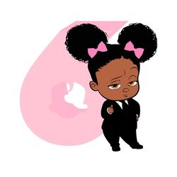 happy birthday boss baby girl six years old 6th birthday svg
