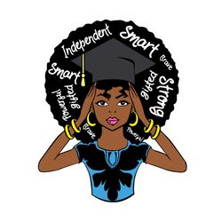 cute black graduate svg, black girl svg, graduation african american woman svg, graduation svg, african american svg, me