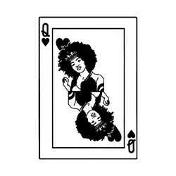 queen spade black afro woman svg, black girl svg, african american kinky hair lady nubian svg, black queen svg, black wo