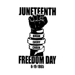 black hand juneteenth freedom day break every chain 6191865 svg
