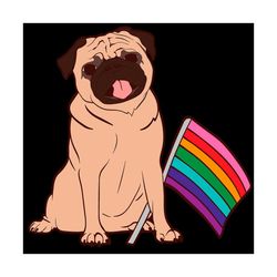 dog pride lgbt flag svg, lgbt svg, dog svg, puppy svg, puppy pride lgbt flag svg, pride svg, rainbow svg, rainbow flag s