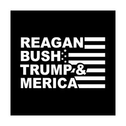 reagan bush trump and merica american flag icons svg