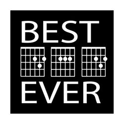 best dad ever guitar chordguitarist fathers day gift