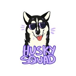 husky squad svg, trending svg, husky squad gift, husky svg, dog svg, funny dog svg, squad dog svg, husky wearing glasses