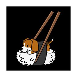funny sushi beagle svg, trending svg, sushi svg, beagle svg, beagle dog svg, beagle lovers svg, beagle gift svg, pet svg