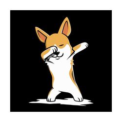 dabbing corgi funny svg, trending svg, corgi svg, corgi gift, corgi lovers svg, dabbing svg, dancing svg, dog svg, dog l