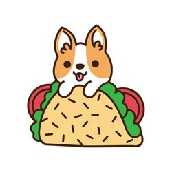 tacos corgi svg, trending svg, pet svg, corgi svg, corgi dog svg, tacos svg, food svg, dog svg, dog lovers svg, dog gift