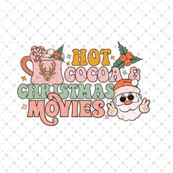 hot cocoa christmas movies funny png