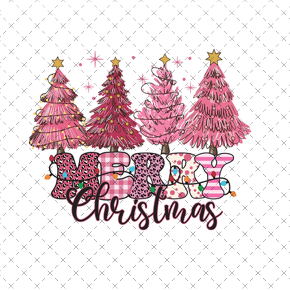 SI01112357-Merry Christmas With Pink Pine Trees PNG.jpg
