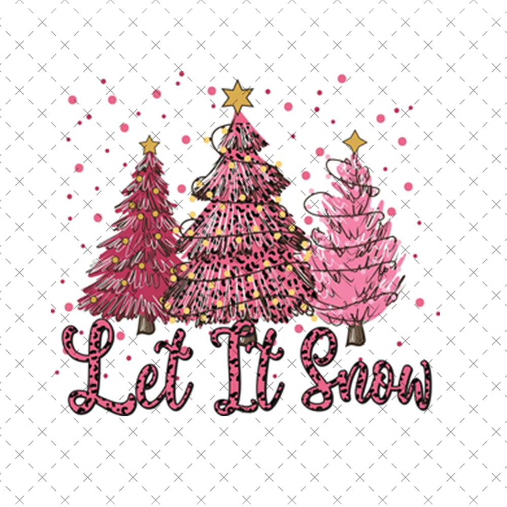 SI01112358-Let It Snow Pink Christmas Trees PNG.jpg