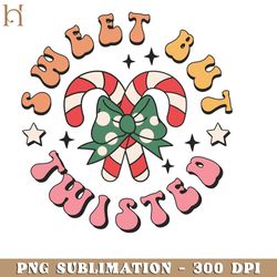 sweet but twisted vintage christmas png sublimation