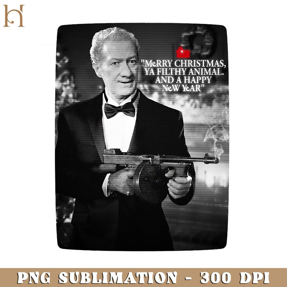 HMU1812231021-Merry Christmas Ya Filthy Animal Premium PNG Download, Xmas PNG.jpg