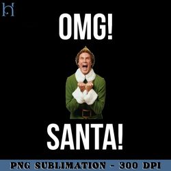 omg santa funny elf christmas png download, xmas png