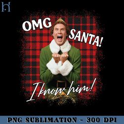 omg santa i know him png download, xmas png