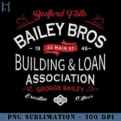 Bailey Bros Building amp Loan Association vintage logo PNG Download, Xmas PNG