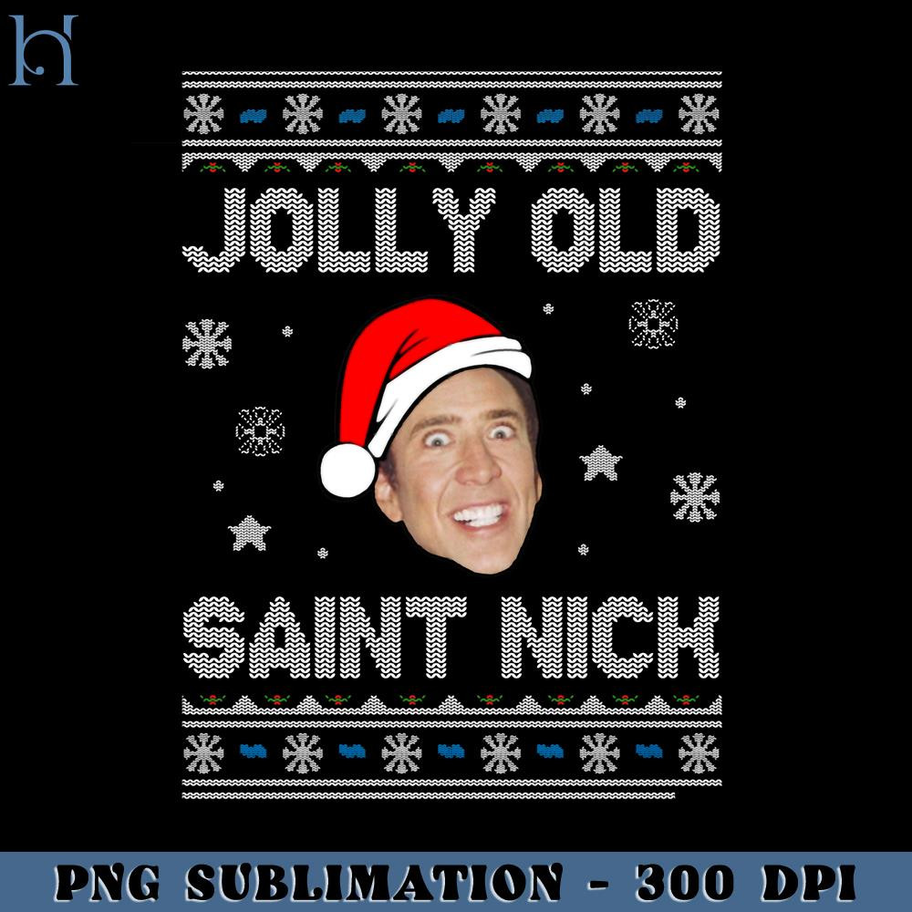 HMU181223923-Jolly Old Saint Nick Nicolas Cage Christmas PNG Download, Xmas PNG.jpg