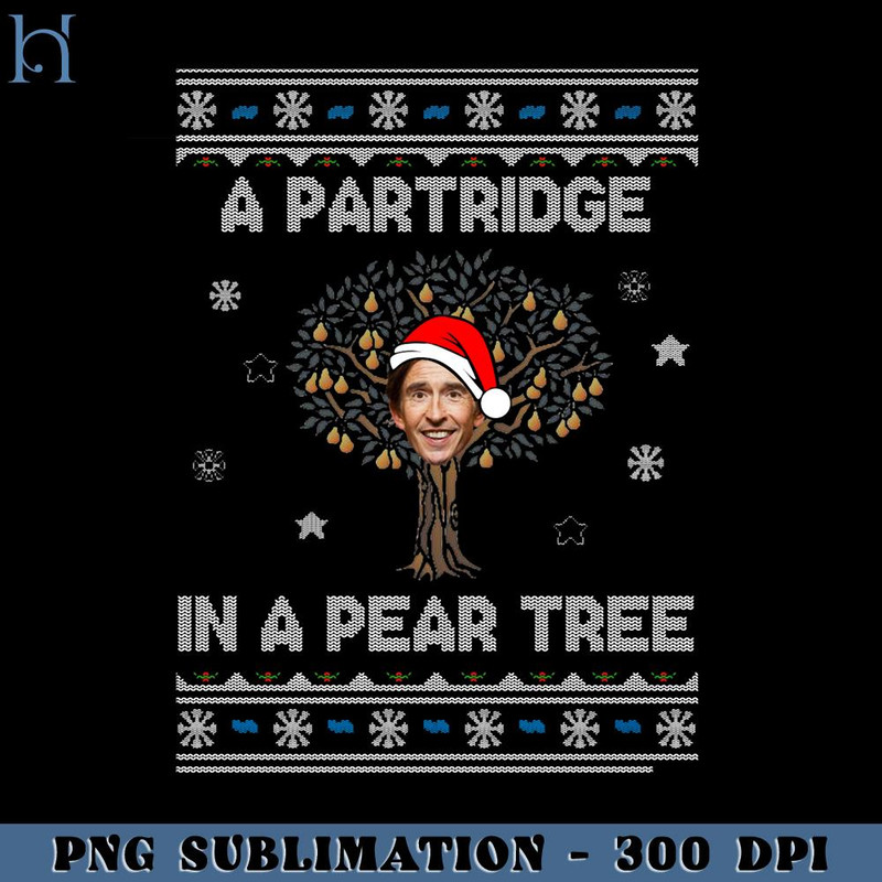 HMU181223427-Alan Partridge In A Pear Tree Christmas PNG Download, Xmas PNG.jpg