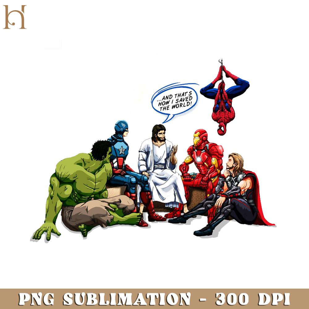 HMU181223443-AND THA HOW I SAVED THE WORLD jessus PNG Download, Xmas PNG.jpg