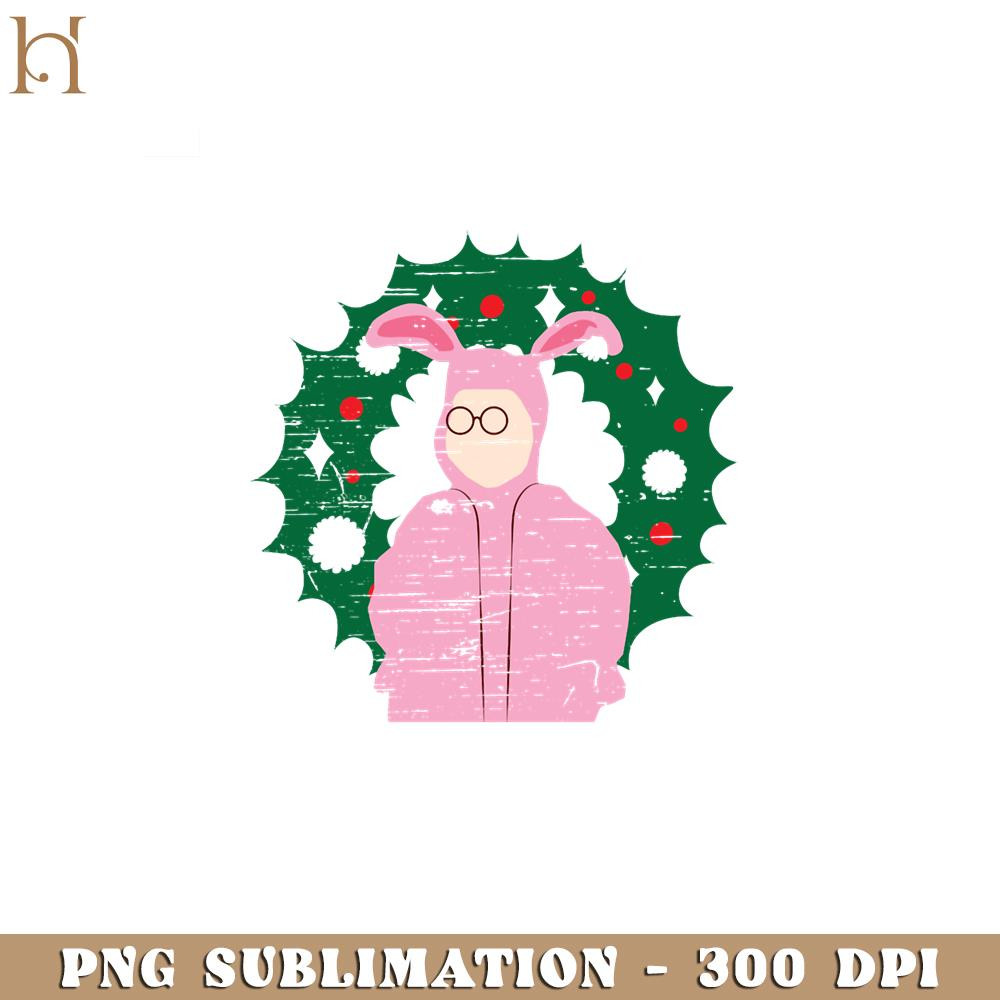 RBB0311231097-A Christmas Story Pink Bunny Samp Wreath PNG Download.jpg