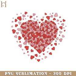 heart valentine's day png sublimation