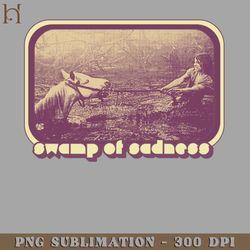 swamp of sadness 80s retro movie design digital download png download