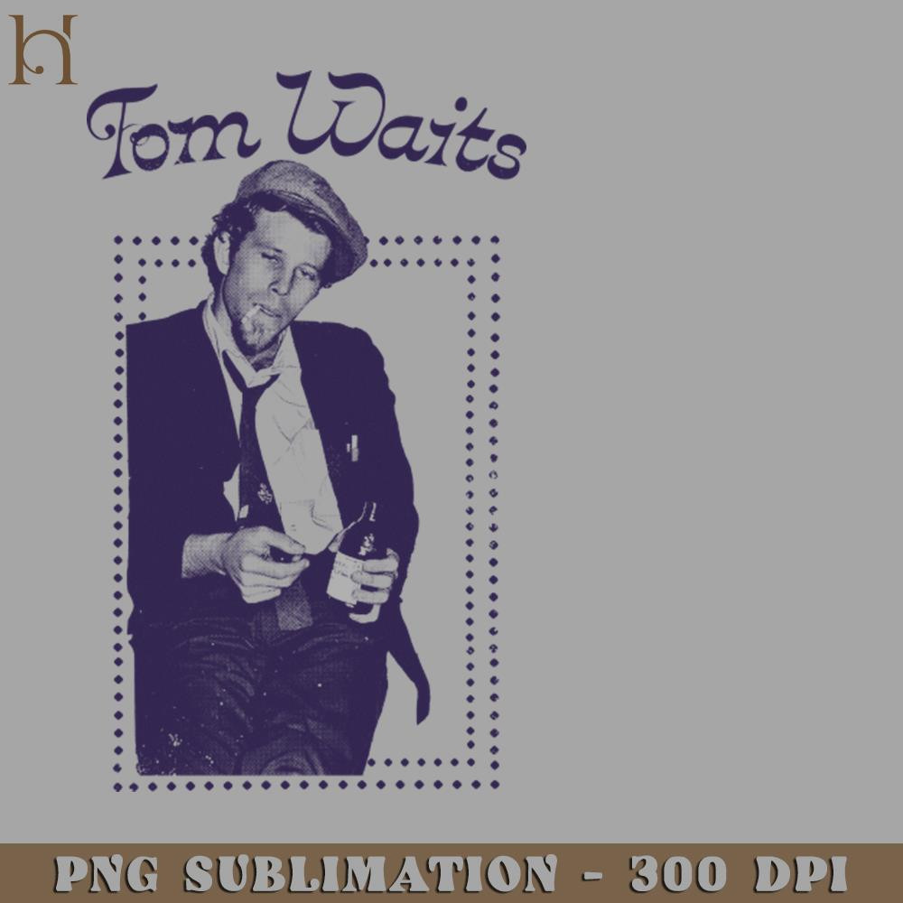 HMB211223272-Tom Waits Retro Style Design Digital Download PNG Download.jpg