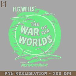 vintage distressed war of the worlds sci fi classic png download