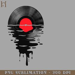vinyl l music record sunset red png download