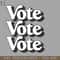 HMC2112239-Vote Vote Vote Retro Typography Design 2 Digital Download PNG Download.jpg